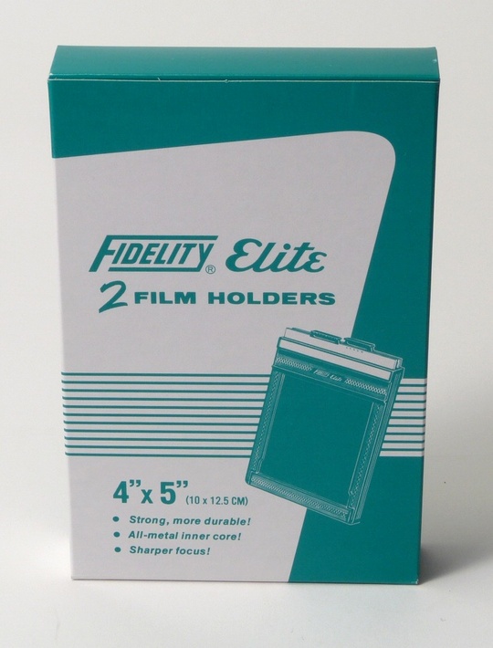Bladfilmshållare Fidelity ELITE 4X5 DOUBLE FILM HOLDER - SLUTSÅLD!