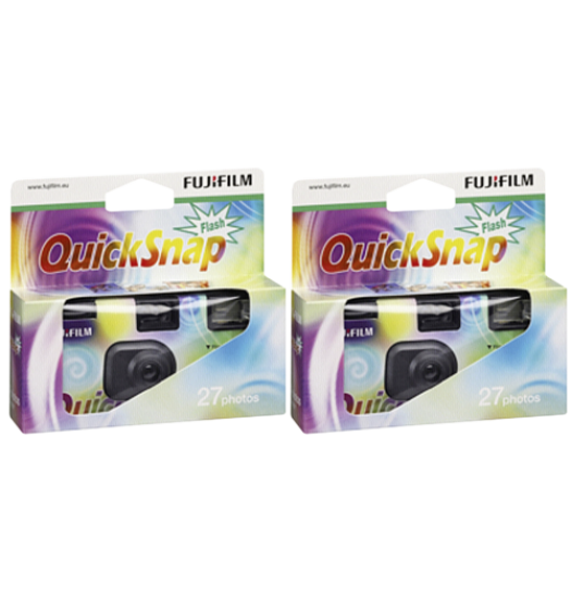Fujifilm Quicksnap Blixt 27exp 2-pack