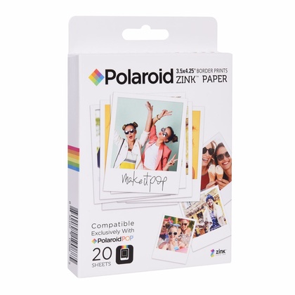 Fotopapper till Polaroid POP digital direktbildskamera 3,5x4,25" 20 bilder