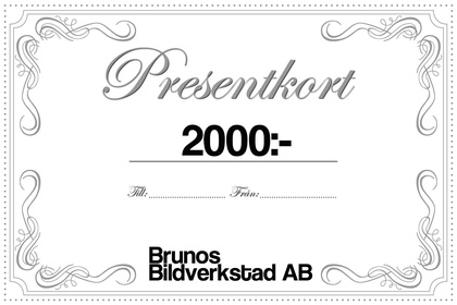 Presentkort 2000