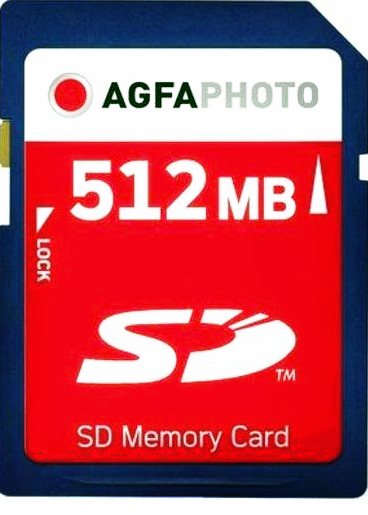 Minneskort SD 512 MB AGFAPHOTO