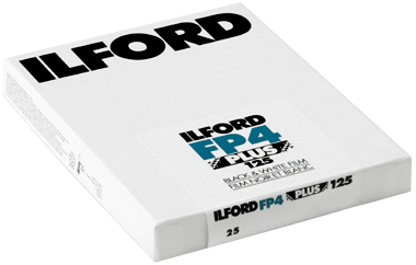 Bladfilm - Ilford FP4+ 20,3x25,4 CM (8x10 INCH) / 25 blad