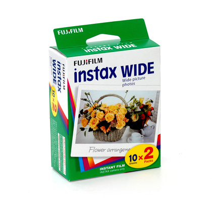 Fujifilm Instax 200 Instant Color Print Film Wide ISO 800 2-pack
