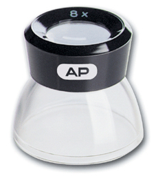 AP/Kaiser Lupp 8x, transparent plast