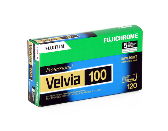 Fujifilm Velvia 100 120 New 5 pack - SLUTSÅLD!