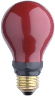 Mörkrumslampa - Darkroom Safelight Bulb Red 230V 15W E27