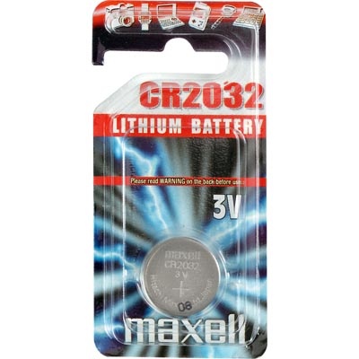 MAXELL/PANASONIC CR2032 3V LITHIUM BATTERY