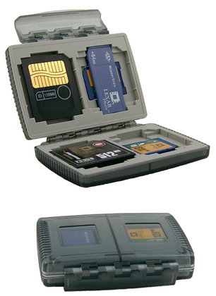 Minneskortsförvaring GEPE CARDSAFE BASIC ONYX 4 KORTPLATSER