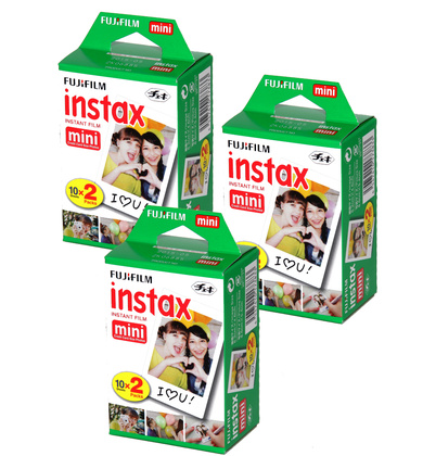 Fujifilm Instax Mini Picture Format Instant Film (ISO 800) 2pack x 3 - SLUTSÅLD!