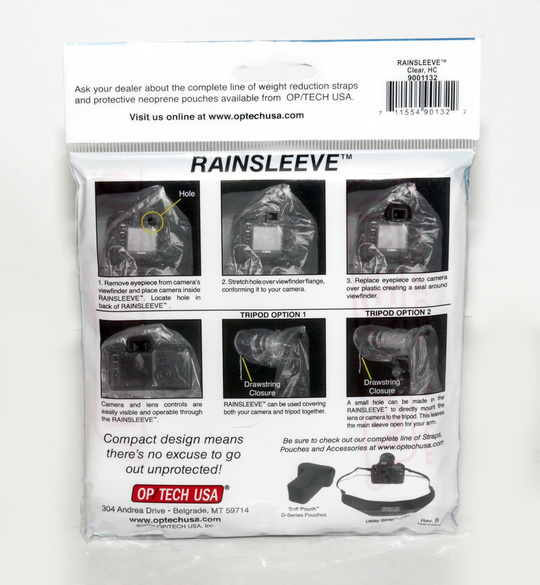 OP/Tech Regnskydd Kamera, Rainsleeve 2-pack