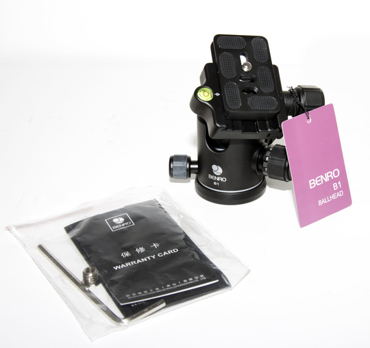 Kulled Benro B1 Ball Head + Quick Release Plate