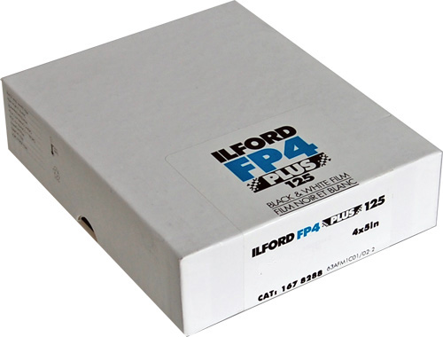 Bladfilm - Ilford FP4 plus 9x12 25 blad