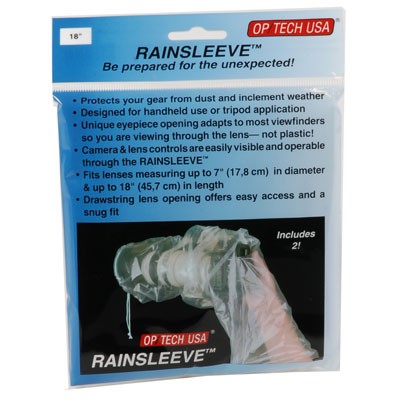 OP/Tech Regnskydd Kamera, Rainsleeve 2-pack