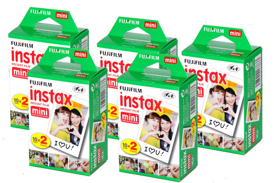 Fujifilm Film till Instax mini kamera  (ISO 800) 5 st 2-pack - 100 bilder