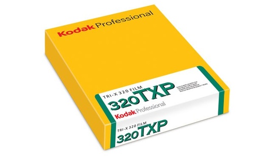 Bladfilm Kodak Tri-X TPX 320 4x5" 50 Blad - beställningsvara