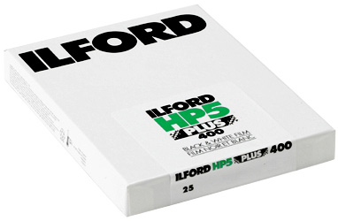 Bladfilm ILFORD HP5 plus 9X12 cm 25 blad