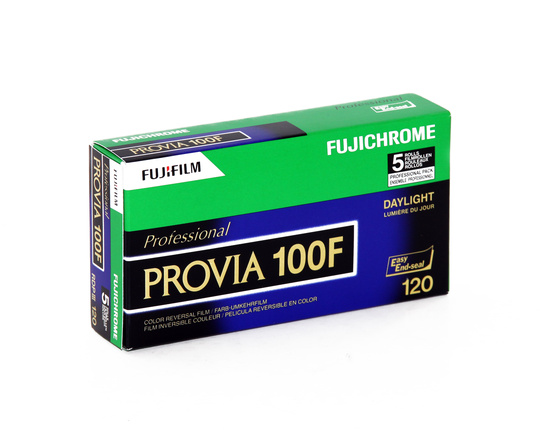 Fujifilm Provia 100F 120 New 5 pack - SLUTSÅLD!