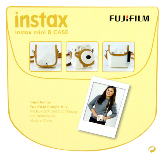 Väska till Instax Mini 8 - Gul med axelrem