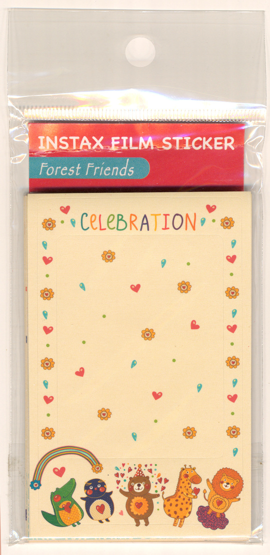 Klisterramar "Forest Friends" till Instax mini Film