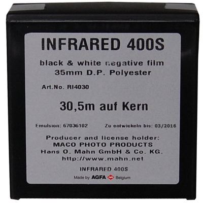 Rollei Infrared 400S 35mm x 30,5m - Beställningsvara