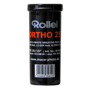 Rollei Ortho 25 120 film - SLUTSÅLD!