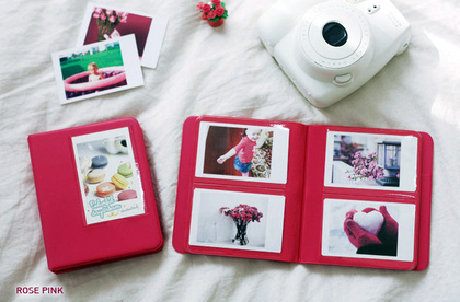 INSTAX MINI ALBUM ver.3 plus -  Rose Pink  64 bilder
