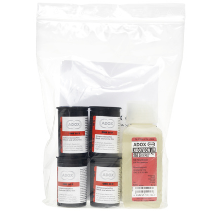 ADOX CMS 20 II 135/36 4 Pack Plus Developer For 4 Films ADOTECH III