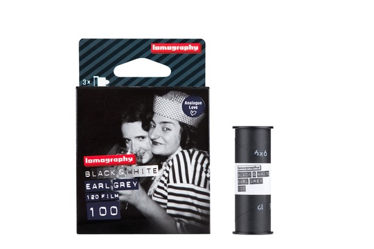 Lomography Earl Grey B&W 100 ISO 120 3 pack - SLUTSÅLD!