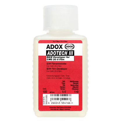 ADOX ADOTECH IV 100ml To Develop 4 Adox CMS 20 Films