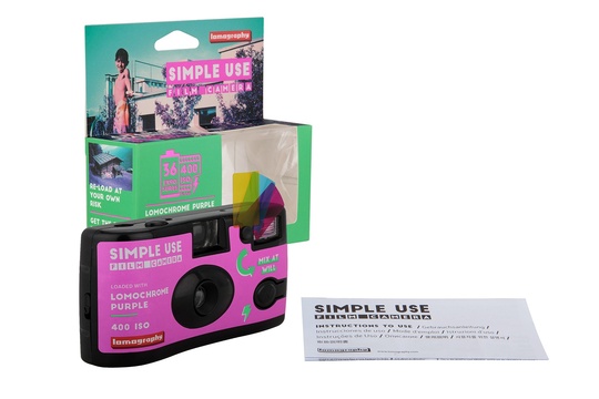 LOMOGRAPHY SIMPLE USE CAMERA - LOMOCHROME PURPLE