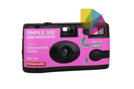 LOMOGRAPHY SIMPLE USE CAMERA - LOMOCHROME PURPLE -SLUTSÅLD!