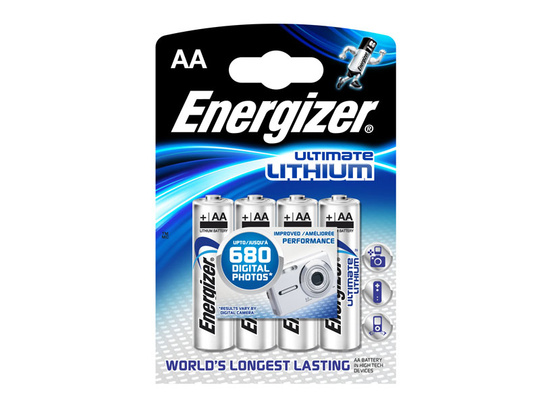 Batterier LITHIUM AA Energizer L91 4PK