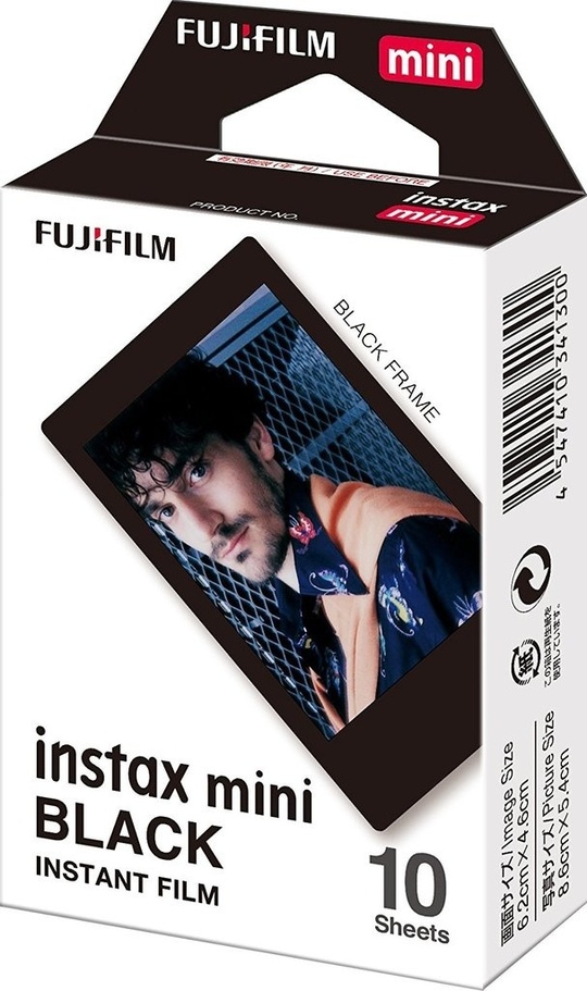 Fujifilm Instax Film Mini Svart Ram