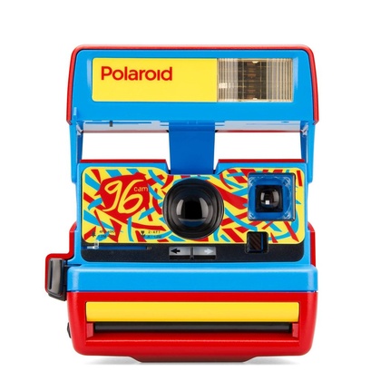 Polaroid 600 Camera - 1996 Cam - Jazz Red