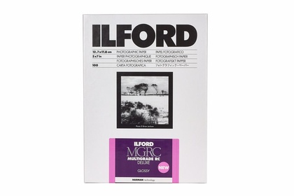 ILFORD MULTIGRADE RC DELUXE GLOSSY 20.3x25.4cm 100