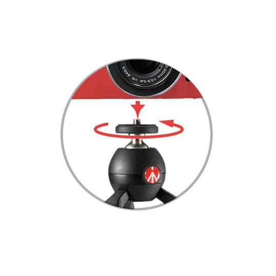 MANFROTTO Bordsstativ Pixi Svart