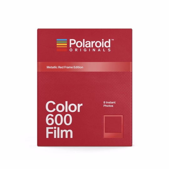 SLUTSÅLD! POLAROID ORIGINALS COLOUR FILM 600 METALLIC RED