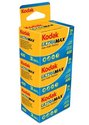 Kodak Ultra max 400 135/36 3-Pack - SLUTSÅLD!