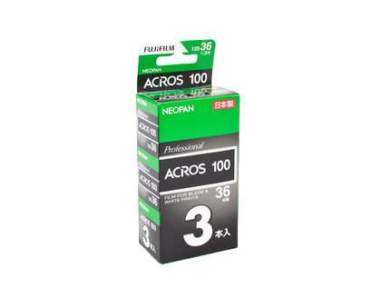 Fuji Neopan Acros 100 35mm 36 exposures 3-pack - SLUTSÅLD!
