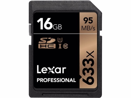 Lexar Profesional 633X SDHC/SDXC UHS-I U1/U3 16GB