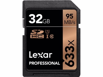 Lexar Profesional 633X SDHC/SDXC UHS-I U1/U3 32GB