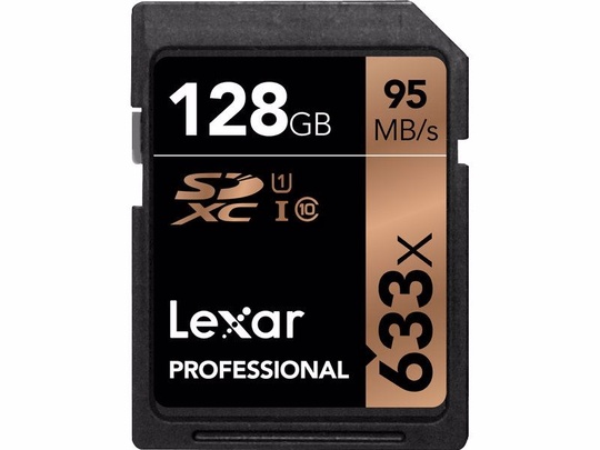 Lexar Profesional 633X SDHC/SDXC UHS-I U1/U3 128GB