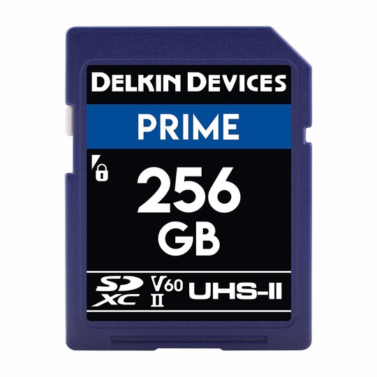 Delkin SD Prime 2000X UHS-II (U3/V60) 256GB