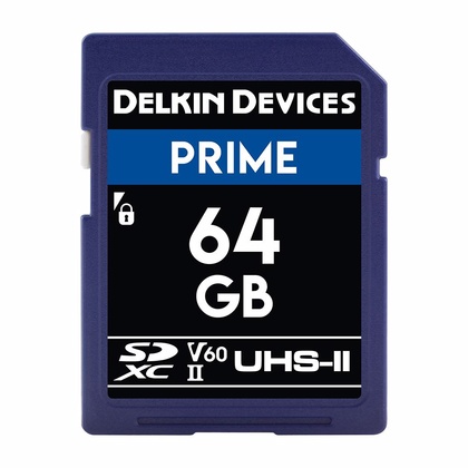 Delkin SD Prime 2000X UHS-II (U3/V60) 64GB
