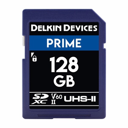 Delkin SD Prime 2000X UHS-II (U3/V60) 128GB