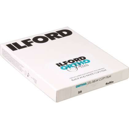 Ilford Film Ortho Plus 8x10 in 25 Blad - 1st i lager