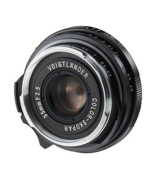 Voigtländer C-Skopar 35/2.5 P II black till Leica M