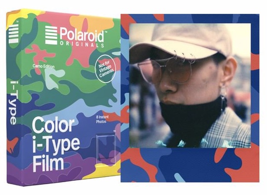 POLAROID ORIGINALS COLOR FILM I-TYPE CAMO ED. - Tillverkad 08-2019 - SLUTSÅLD!