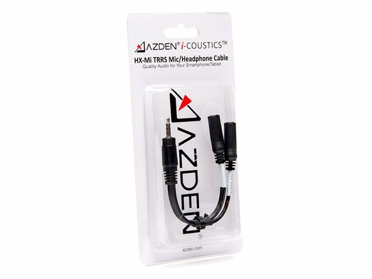 Azden HX-MI TRRS-adapter till mobiltelefoner & surfplattor