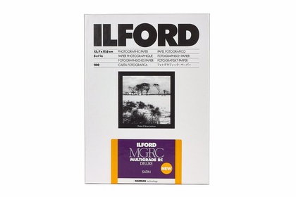 ILFORD MULTIGRADE RC DELUXE SATIN  17.8x24cm 100